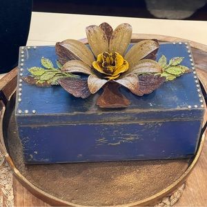 Rare Consuela rustic decorative box